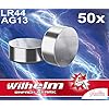 Wilhelm AG13 / V13GA knoopcel LR44 | 165mAh 1,5V alkaline 357 LR1158 bulk
