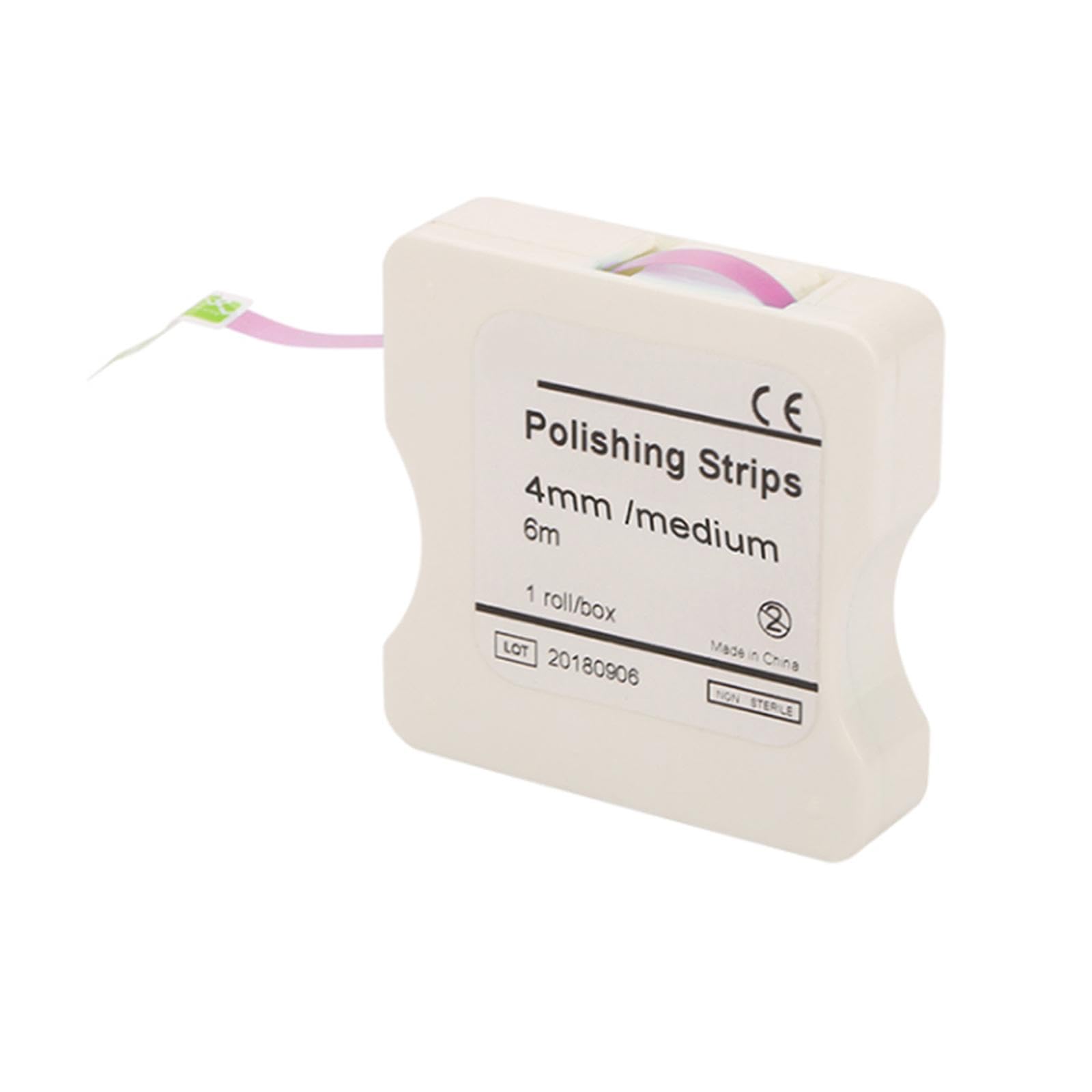 TopHomer Dental Polishing Strips - Tooth Polisher Dental File for Teeth Sanding Grinding Deep Teeth Cleaning Tool Tooth Polish Abrasive Strip Oral Care Tool Easy to Use Red (Thick)