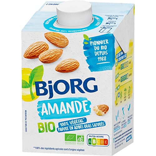 LAIT D'AMANDE BIO 50CL, BJORG, LOT DE 4