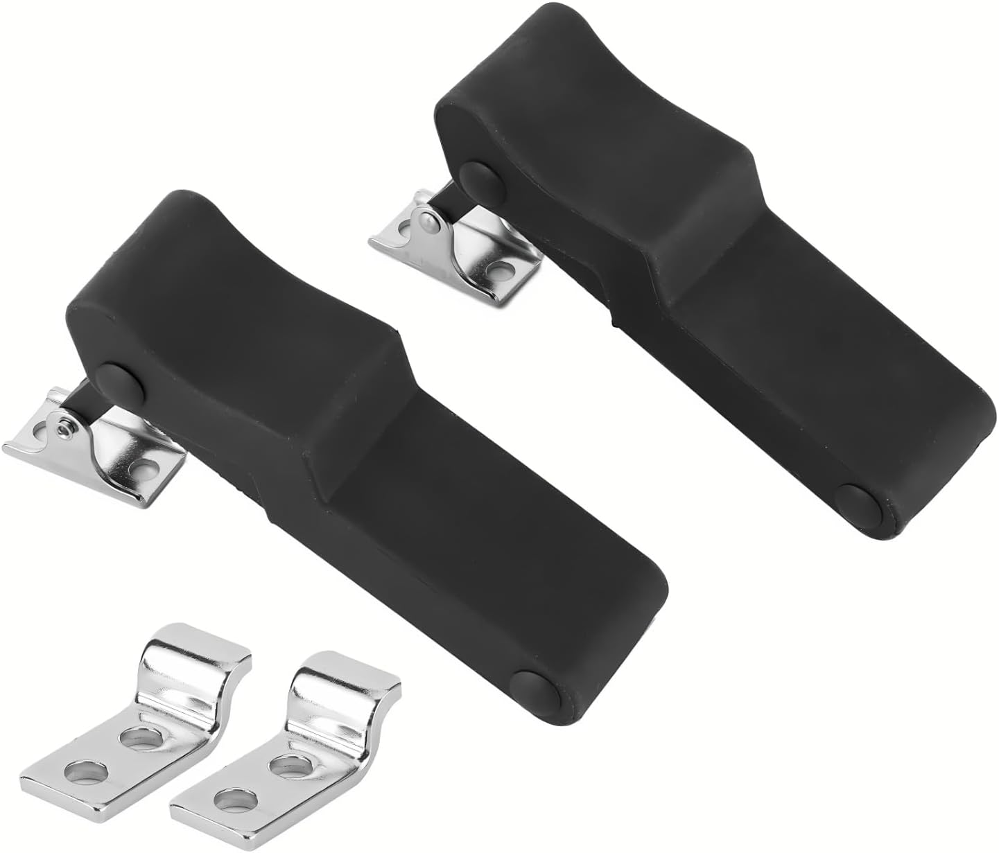 Acouto 2 Pack Rubber Front Storage Latch for Polaris Sportsman 450 570 850 1000 ETX, Replaces OEM 7081927, Flexible Draw Latch with Stainless Steel Keeper & Bracket, Easy Install for Cooler Cargo Box