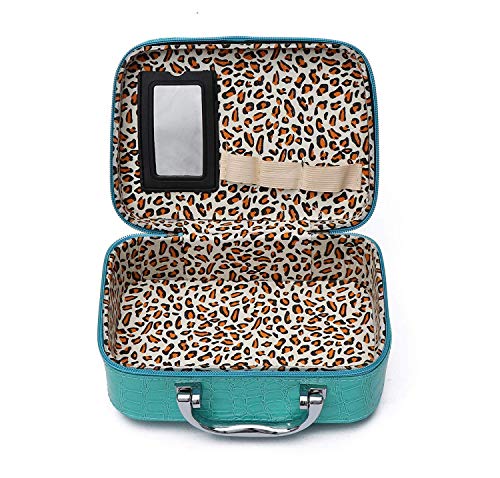 KREEVAL Latest Stylish Makeup Bag for Women | Cosmetic Storage Boxes | Jewellery Organizer | Toiletry Box with Compact Magnifying Mirror for Travel