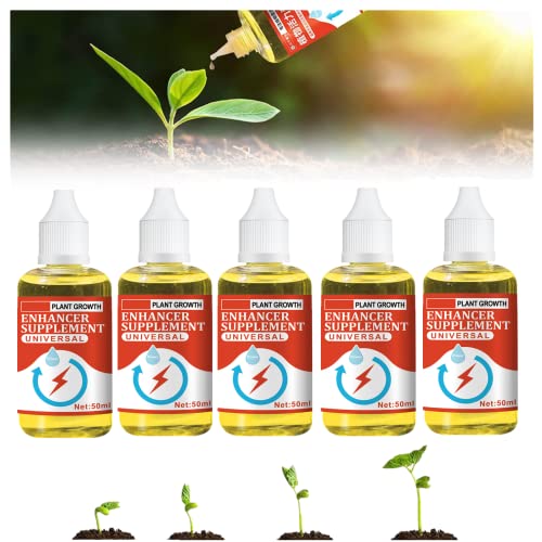Plant Growth Enhancer Supplement - Rooting Hormone for Cutting Plant, Take Root Rooting Hormone Supplement for Transplant and Rescue The Disease Seedlings, Grow New Plants from Cutting (5pc)