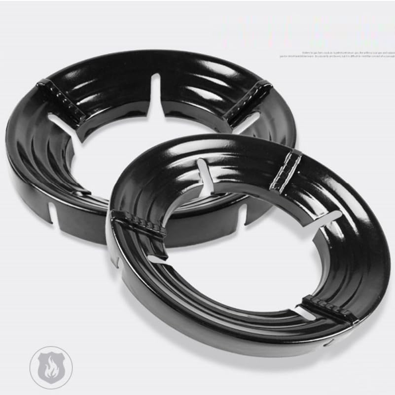 Energy-Saving Enamel Gas Stove Windshield Cover with Five Slots for Home and Outdoor Cooking - Durable and Easy to Clean image 4 of 9 B0CD9PYWFG