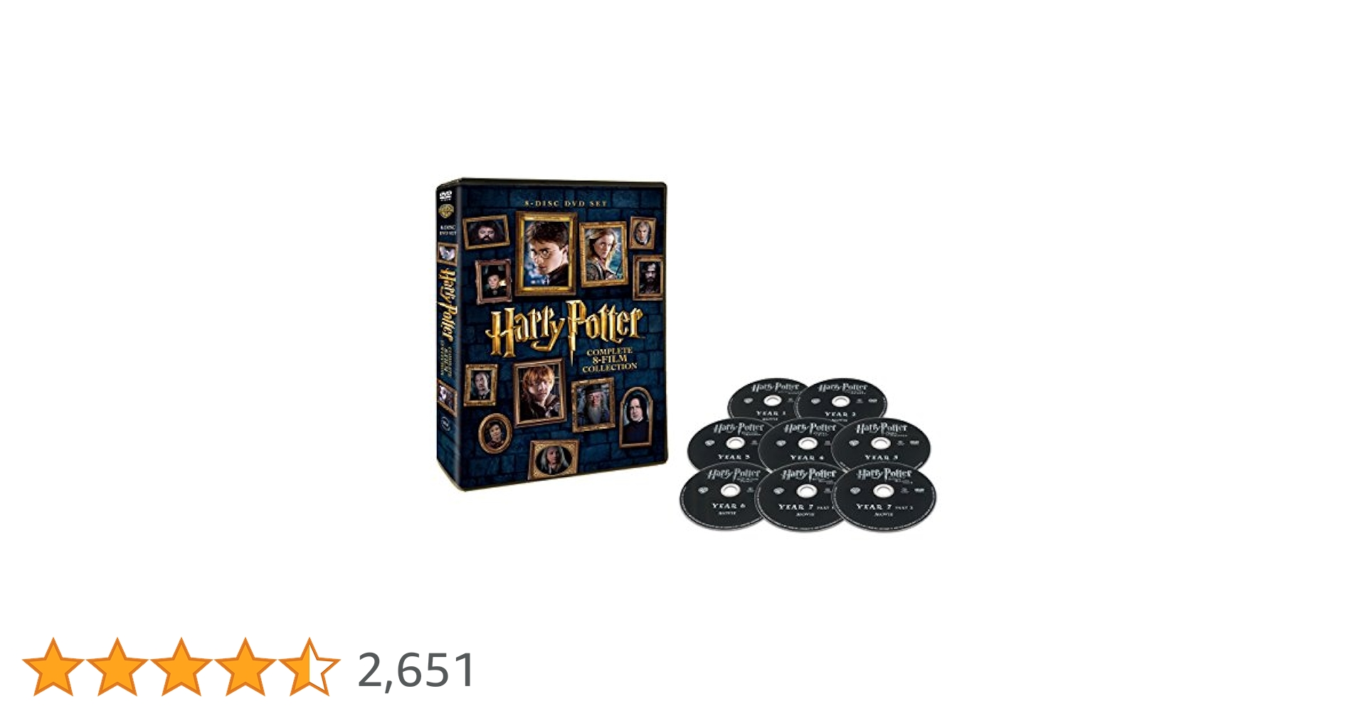 1  ハリー・ポッター 8-Film DVDセット 4548967316117 Amazon.com: Harry Potter: The Complete 8-Film Collection