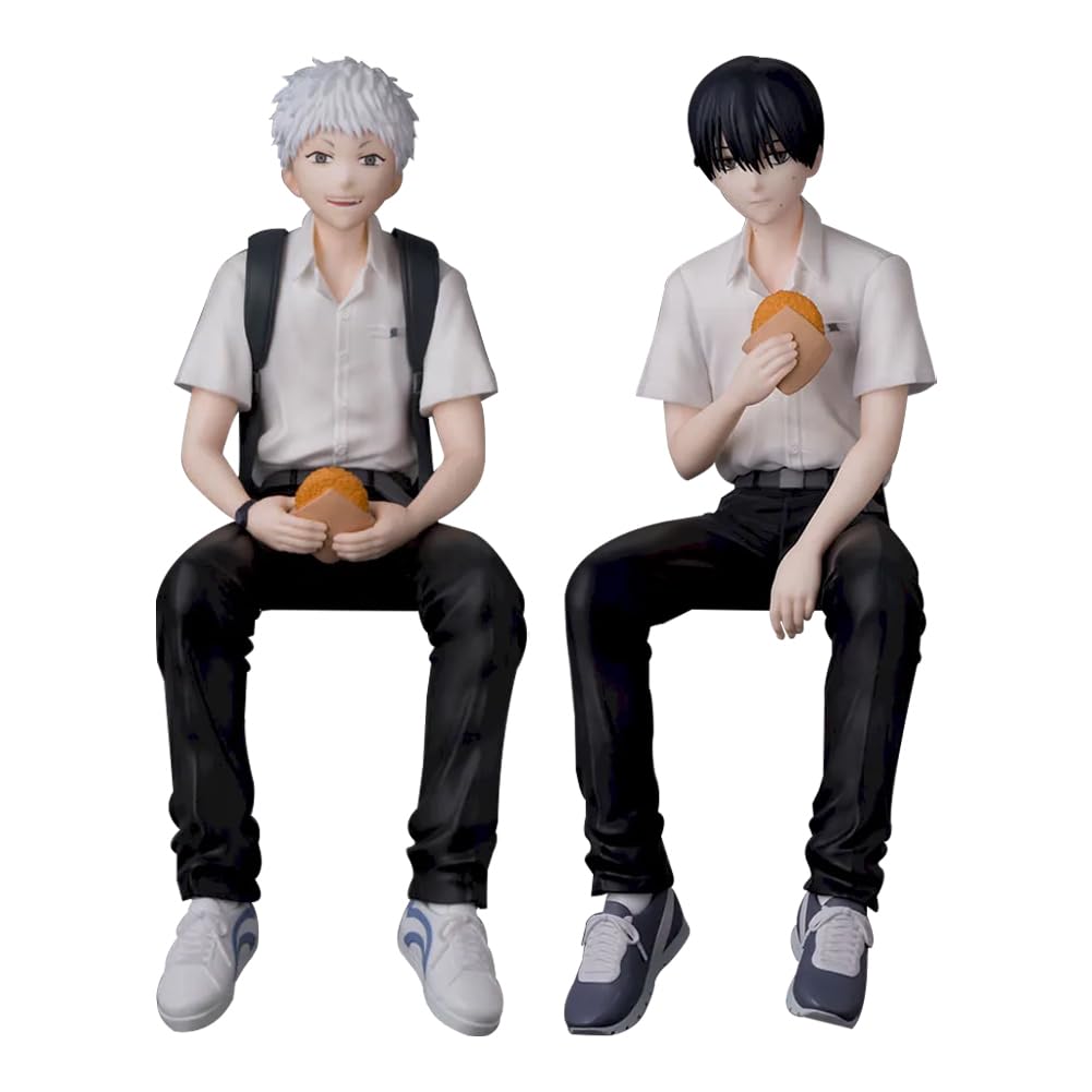 Tongyundacheng Anime Yoshiki Tsujinaka Figure Hikaru Indo Sitting Figurine PVC Collectible Action Figure Desktop Decoration Anime Ornament Gift