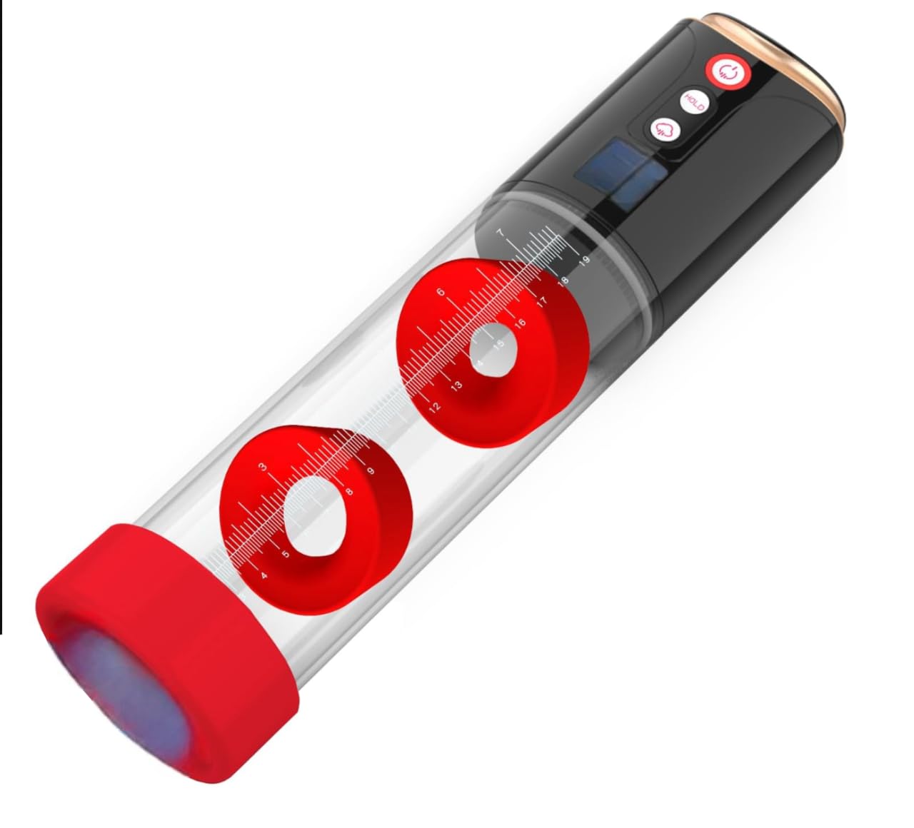 Rechargeable Handheld Acupressure Massager with Adjustable Heat Settings WY07286