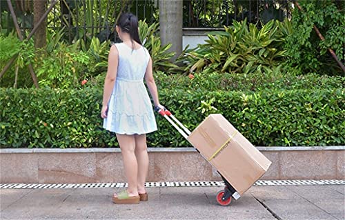 DEE Multifunktions-Einkaufstrolley, tragbar, zusammenklappbar, Aluminium-Legierung, Gepäckanhänger, große Outdoor-Reise… – Bild 7