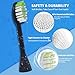 YMPBO Toothbrush Replacement Heads Compatible with Philips One Series Sonicare Battery Toothbrush HY1100/04 BD1002/AZ, 10 Pack Replacement Heads, Soft Bristles, NavyBlue