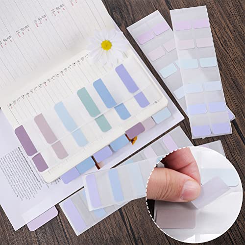 Image of 360 Pcs Sticky Index Tabs, Colored Book Sticky Tabs for Notebooks, Repositionable Page Tabs for Notebooks File Classification,12 Colors (1 Inch, 1.8x1 Inch)