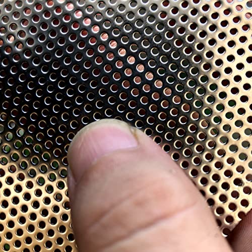 Fengyoo FENGYOO-CKB1.5MM Perforated Metal Sheets-Expanded & Perforated Sheets-Perforated Stainless Steel Sheet-20Ga 0.06 Inch Hole (About 1.5Mm)11.8 Inch X5.9 Inch-Metal Mesh Sheet thumb #2