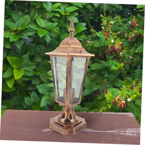 Couverture décorative verre transparent abat jour hexagonal extérieur jardin - 5