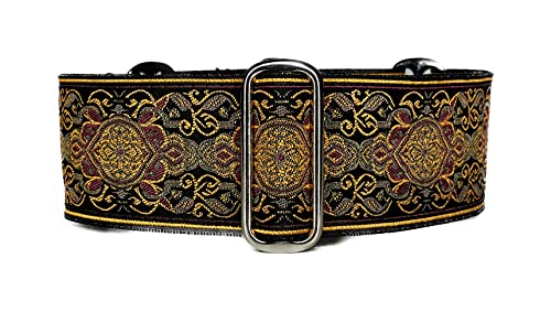 SGang Martingale Dog Collar for Greyhound Saluki Whippet and Other Breeds with Similar Neck 2 Wide (XL 17-22), Orange