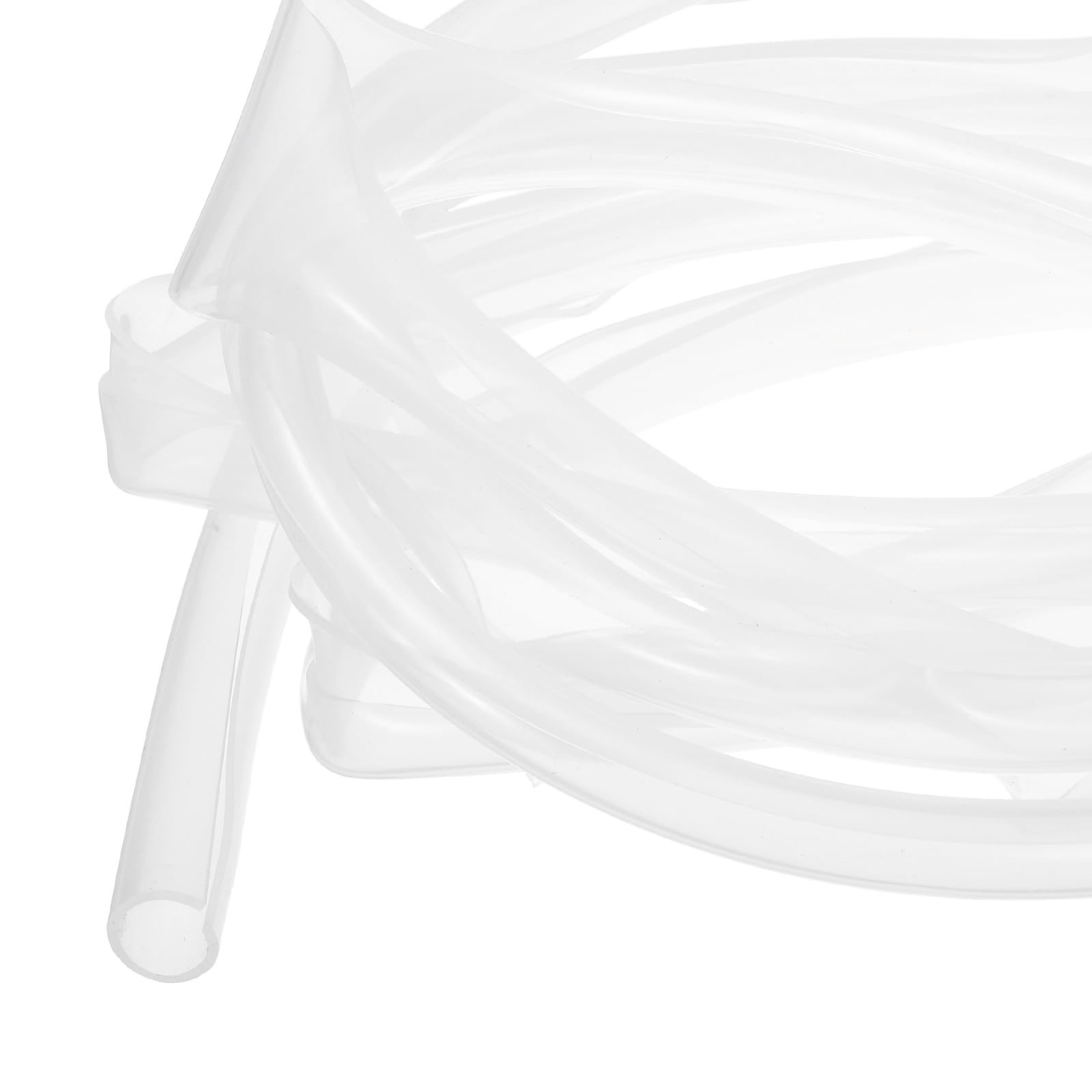sourcing map 3 m Split Silicone Cable Sleeve Tubing, ID 12mm Clear Split Silicone Tube Cord Organizer Wire Shielding Sheathing Wrap for USB Charge Power Cord Audio Video Cable