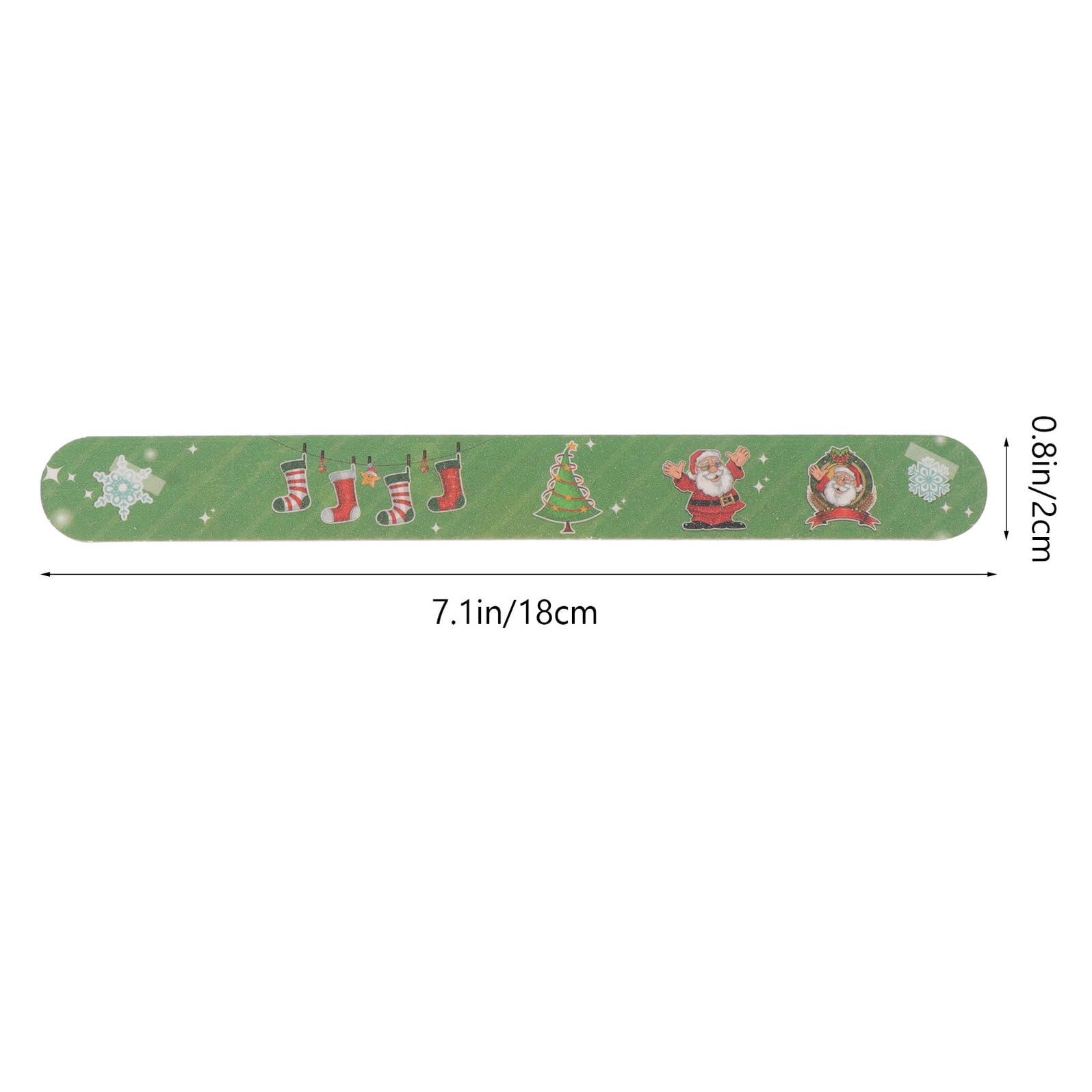 12 Stück Weihnachts Nagelfeilen mit Körnung Maniküre und Pediküre Feilen für Naturnägel und Kunstnägel Nagelpflege mit Festlichem Design für Damen und Nagelkunst Zuhause