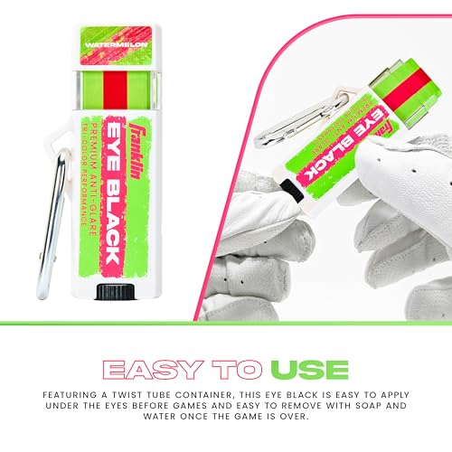 Image of Franklin Sports Eye Black Stick - Green Apple /Pink