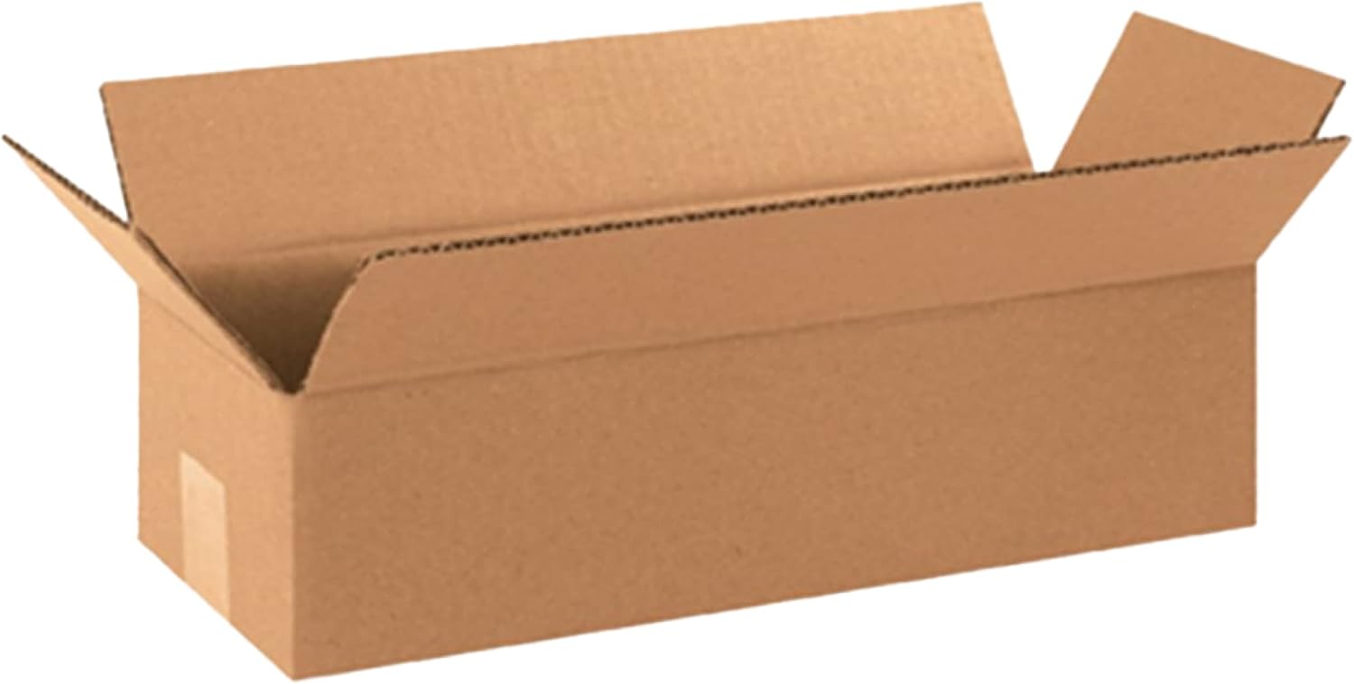 AVIDITI 24 x 4 x 4" Long Corrugated Boxes 24"L x 4"W x 4"H, Pack of 25| Shipping, Packaging, Moving, Storage Box for Home or Business, Strong Wholesale Bulk Boxes