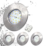 【Was Sie erhalten】: 4er Set LED Einbaustrahler + 1 x Benutzerhandbuch; Wenn Sie Fragen haben, wenden Sie sich bitte an den Verkäufer. Wir werden unser Bestes geben, um Ihnen zu helfen. 2 Jahre Garantie.