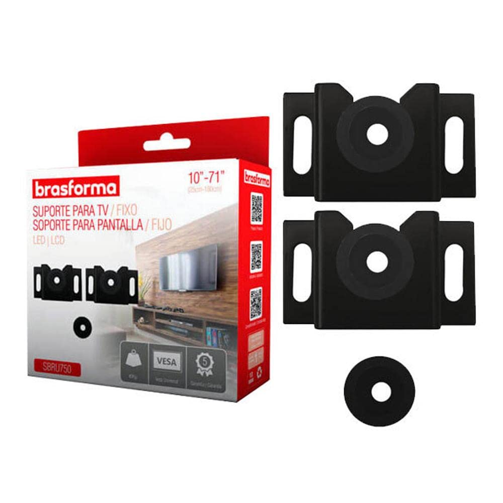 Suporte de parede para TV 10-71"" SBRU750 BRASFORMA Brasforma SBRU750 Preto