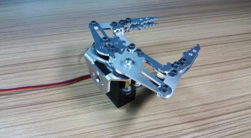 Metalowy robot zacisk pazurowy chwytak mechaniczny mechaniczny chwytak zaciskowy z serwomechanizmami 180 stopni dla Arduino projekt DIY MASZYNA części do zabawek(Claw no servo)