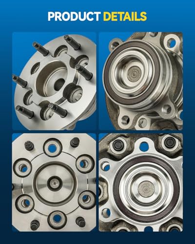 Image of PHILTOP 515120 x1 RWD Front Wheel Bearing Hub Assembly for Chevy Colorado