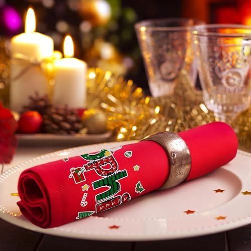 Servilleta de tela personalizada de Navidad 18x18 pulg miniatura 7