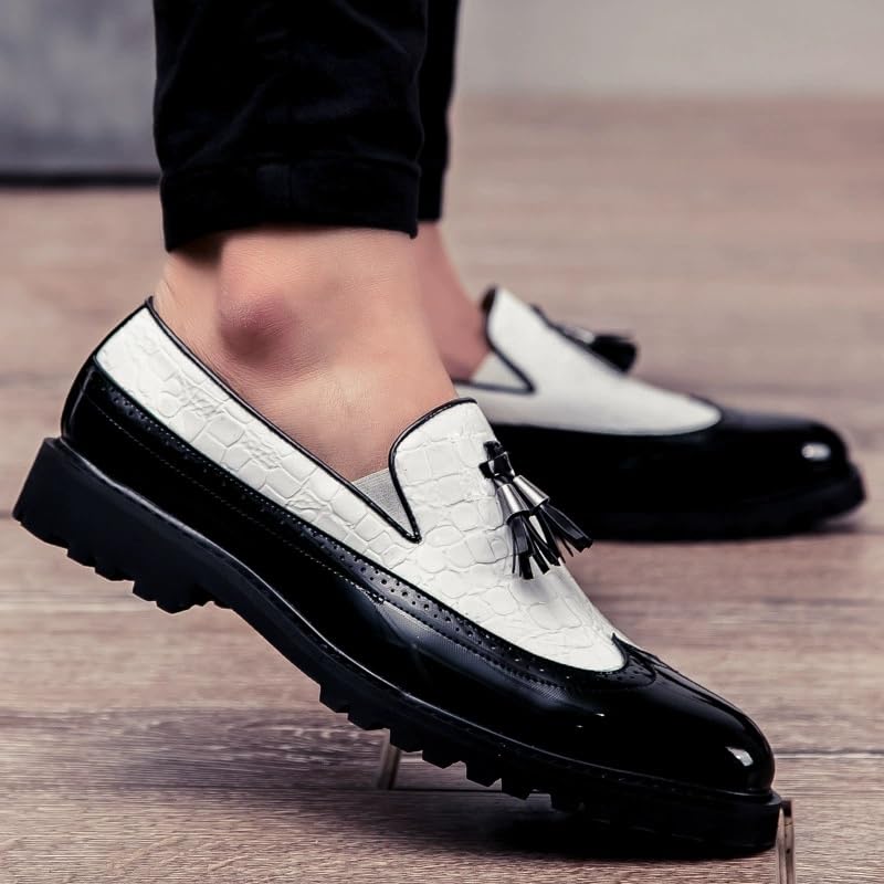 Driving Loafers Moc Toe Men Wear Pu Leather Slip On Shock-Absorbing2