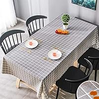 Amazon｜テーブルクロス 北欧風 レトロ調 ビニール PVC 生地 撥水