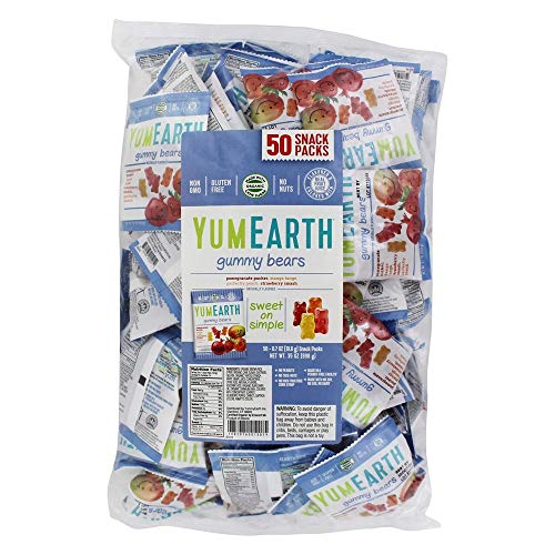 YumEarth - Gummy Bears Sabores variados - 50Paquete (s)