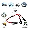 OUYFBO SAE Splitter Adapter 10AWG SAE DC Power Automotive Connector Cable Y Splitter 1 to 2 SAE Extension Cable, Fit for Suitable for Solar Battery Connection and Transfer 1.3ft in/40cm - with Cover #2