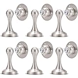Door Stopper Magnetic Door Stopper Brushed Nickel 6 Pack Stainless Steels Magnetic Door Stop No Need