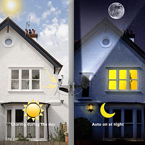 Ofuray FPL-C Solar Flag Pole Light Outdoor, Brightest Flag Pole Light Solar Powered, American Flag Coverage Led Solar Flag Pole Lights Outdoor Dusk To Dawn Fit 0.5''-4'' Flagpole thumb #3