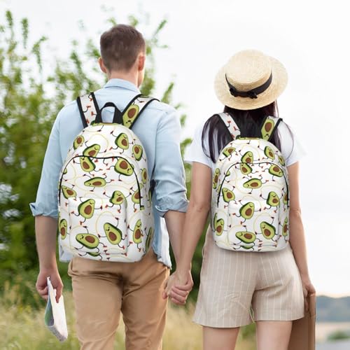 Mochila de mano para portátil y bolsa de enfermera con aguacates animados 6