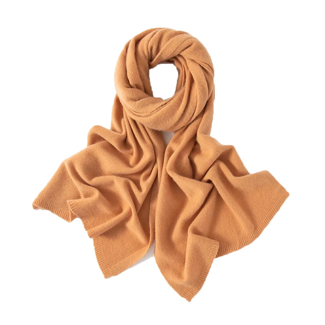 Lmtossey Sciarpa da donna lavorata a maglia, 180 x 45 cm, 19 colori, per inverno e autunno, morbide e calde sciarpe in cashmere