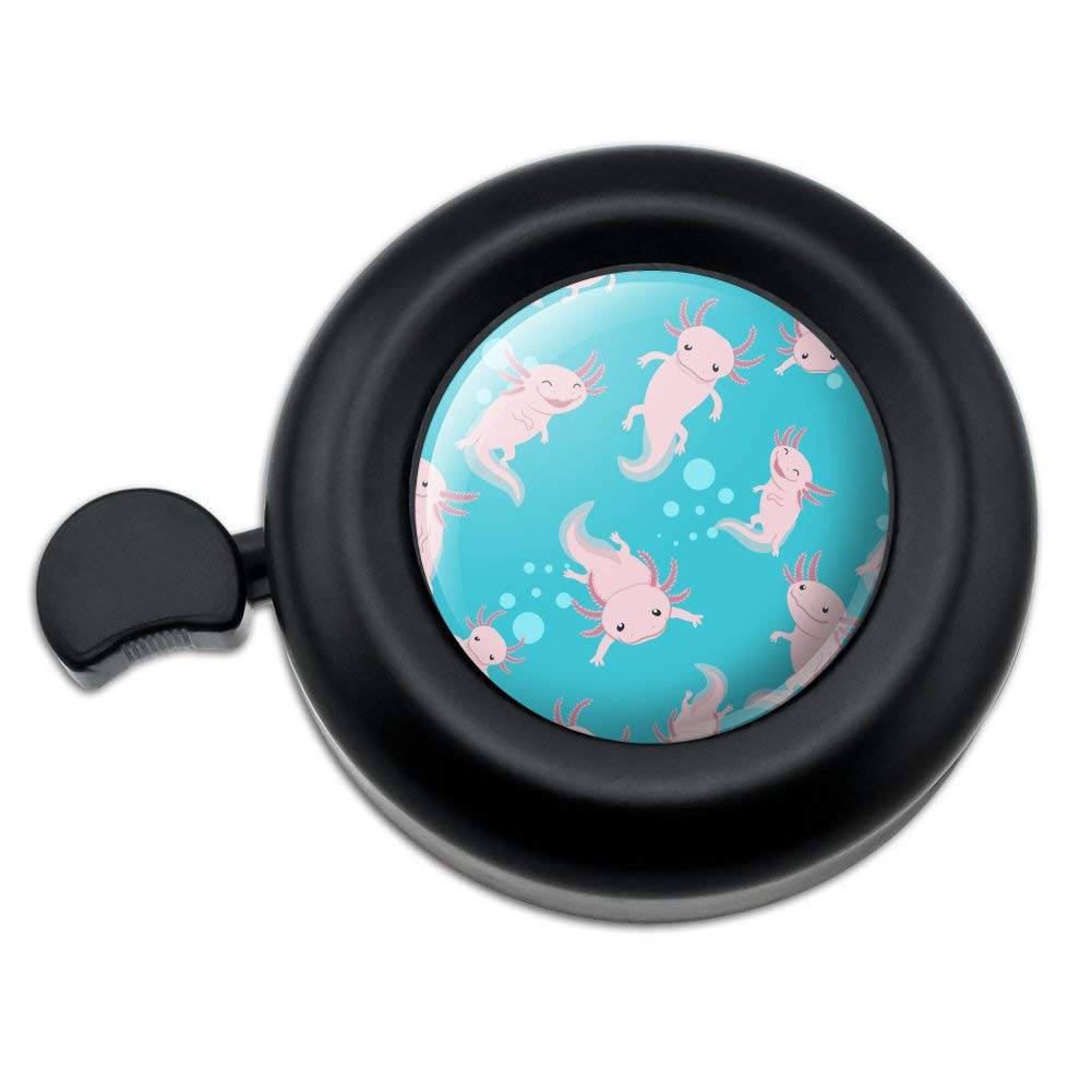 GRAPHICS & MORE Cute Axolotl Mexican Walking Fish Bicycle Handlebar Bike Bell