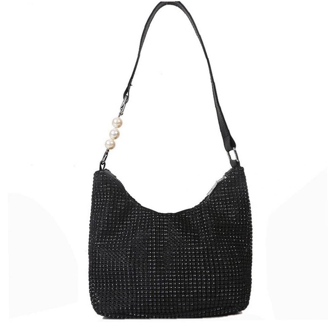 Amazon.co.jp: カバン ラインストーン キラキラ ミニ 鞄 小さめ  