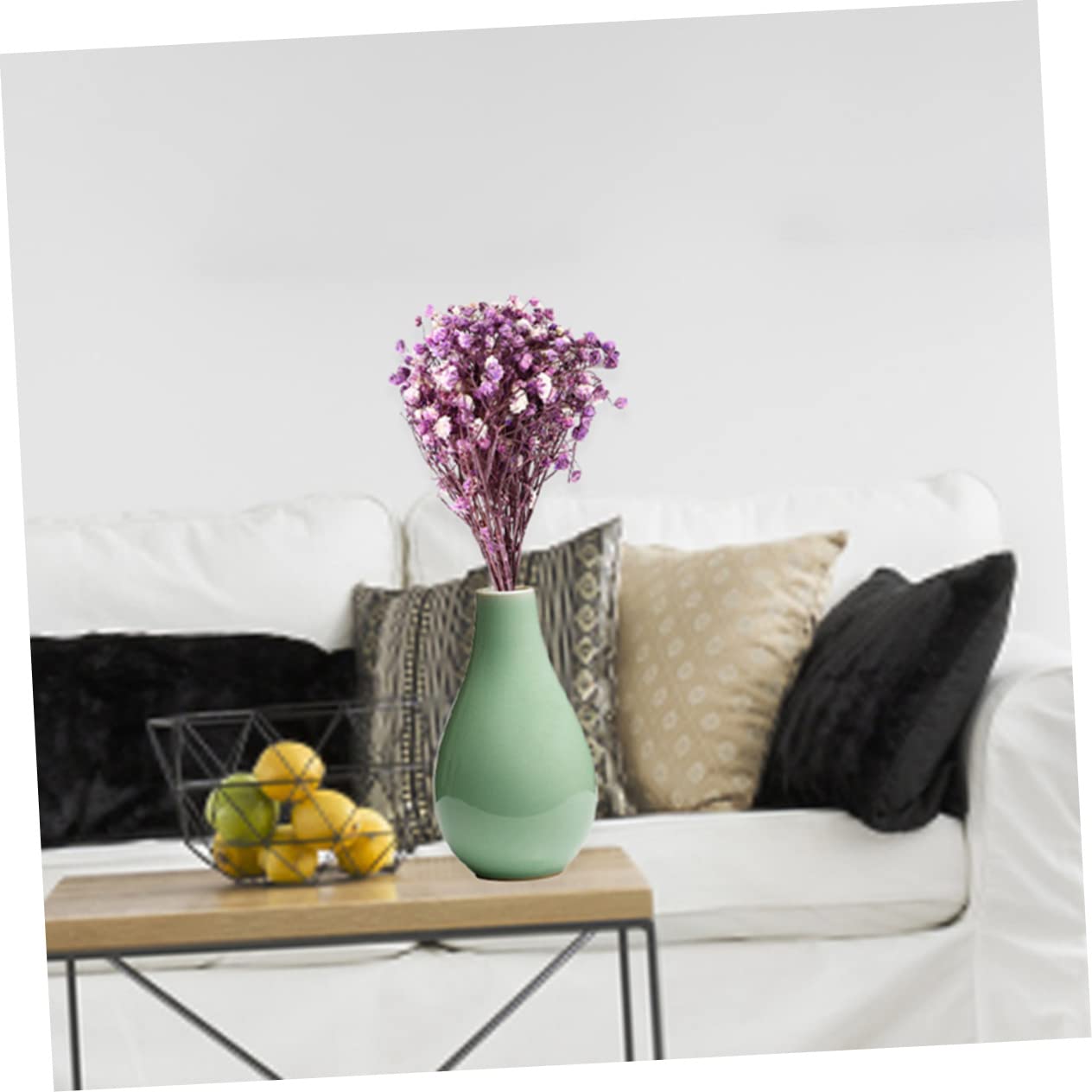Abaodam 24stücke Teiliges Trockenblumen-Bouquet Aus Schleierkraut Für Hochzeitsdekoration Hohe Blumensträuße Und Tiefrosa Für DIY-Dekoration Und Hausaccessoires
