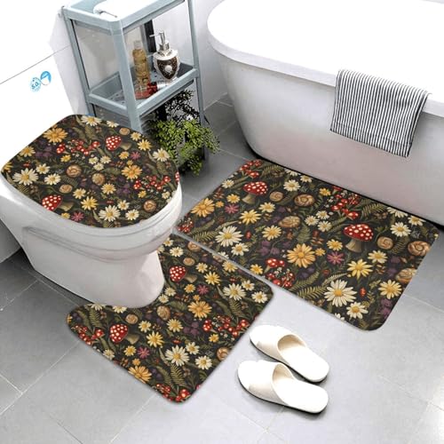 Tapis de bain antidérapant lavable pour sol sec et sécurisé
