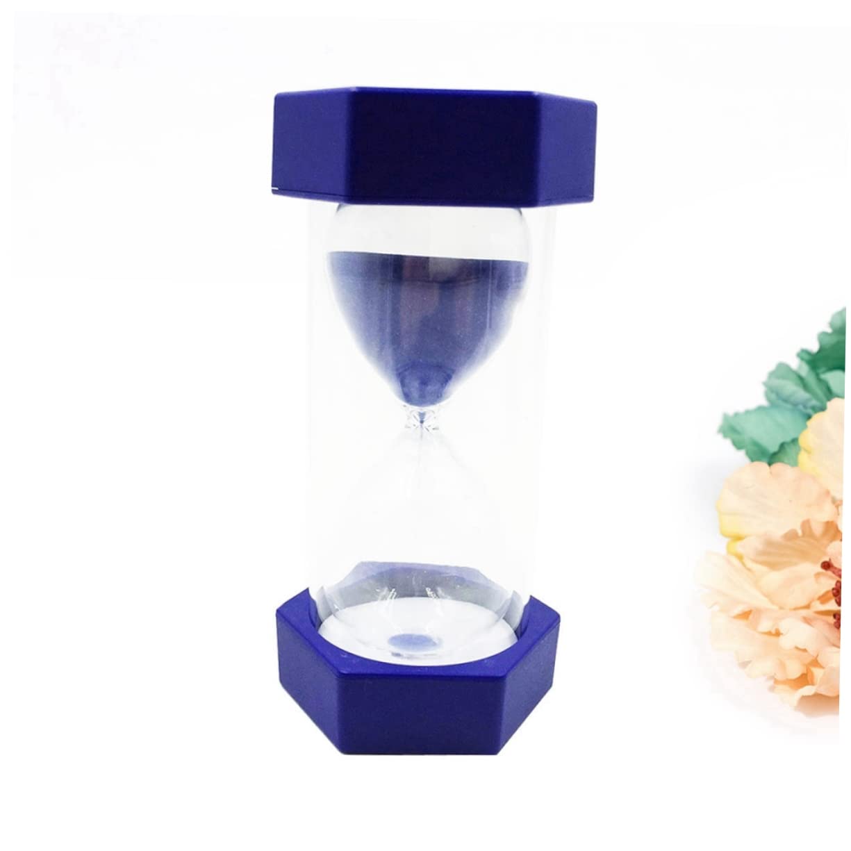 Amosfun 2 Pezzi 20 Timer 20 minuti giocattoli per bambine timer per a clessidra da 20 minuti timeketle a clessidra esagonale a a per bambini Blue