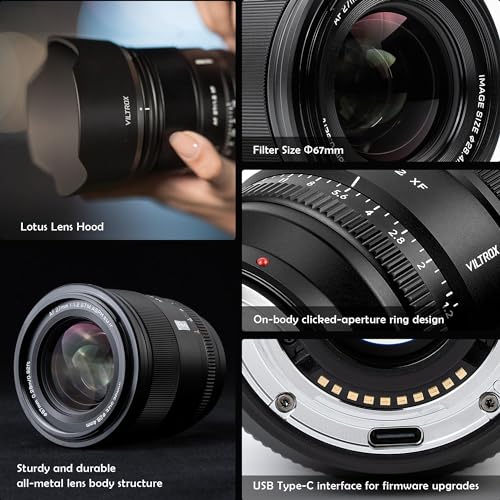 Image of VILTROX 27mm F1.2 Pro APS-C Prime Auto Focus Camera Lens, 27mm f /1.2 Lens for Fuji X Mount X-T5 X-H2S X-S20 X-T4 X-S10 X-T200 X-T30 II X-H1 X-T30 X-A7 X-Pro3 X-E4 X-T2 X-Pro2