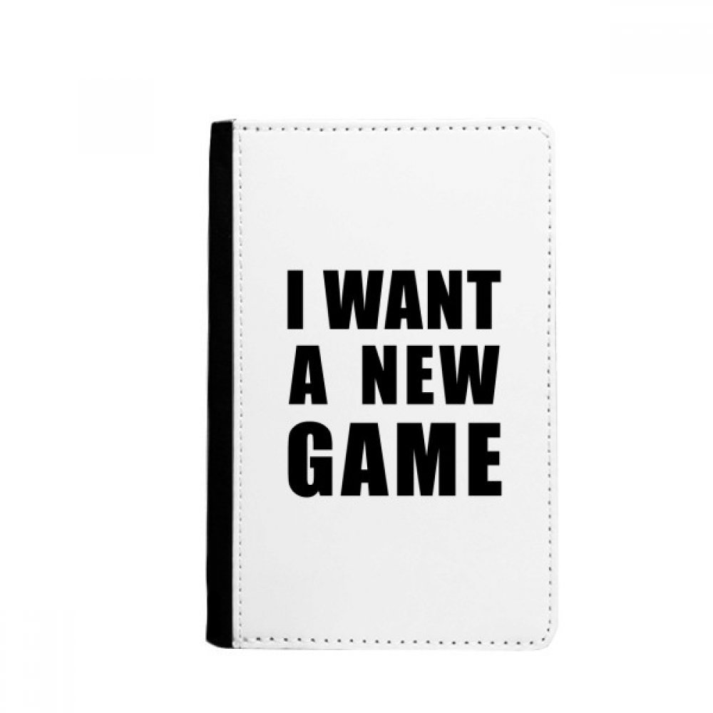 I Want A New Game Passport Holder Notecase Burse Wallet Cover Card Purse