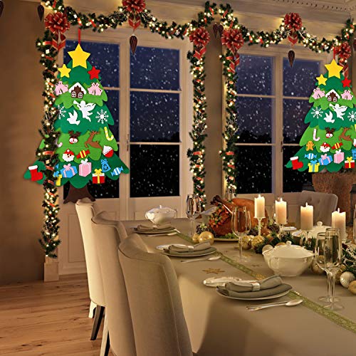 Albero di Natale in Feltro per Bambini, Albero di