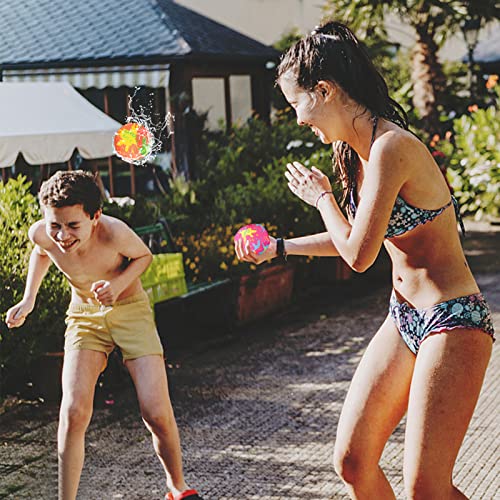 8 bombe colorate a sfera d'acqua riutilizzabili