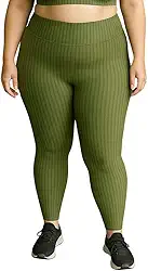 Calça Legging Fitness Plus Size Cirrê 3D Feminina Leg Grande para Academia Cintura Alta Laura 46 48 e 50