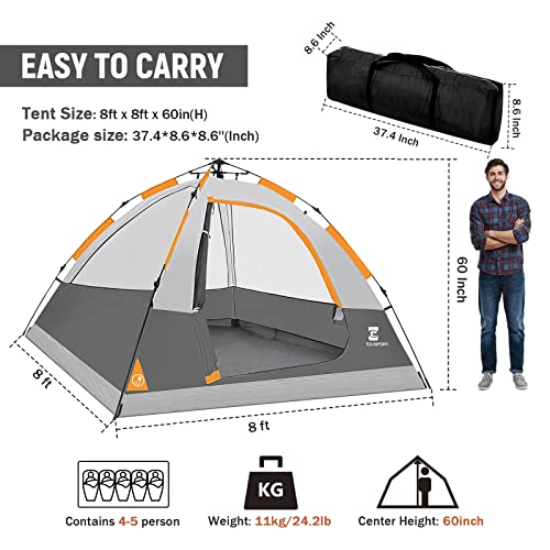 Carpa Instantánea EZ-Sport para 4 Personas Fácil de Montar miniatura 2