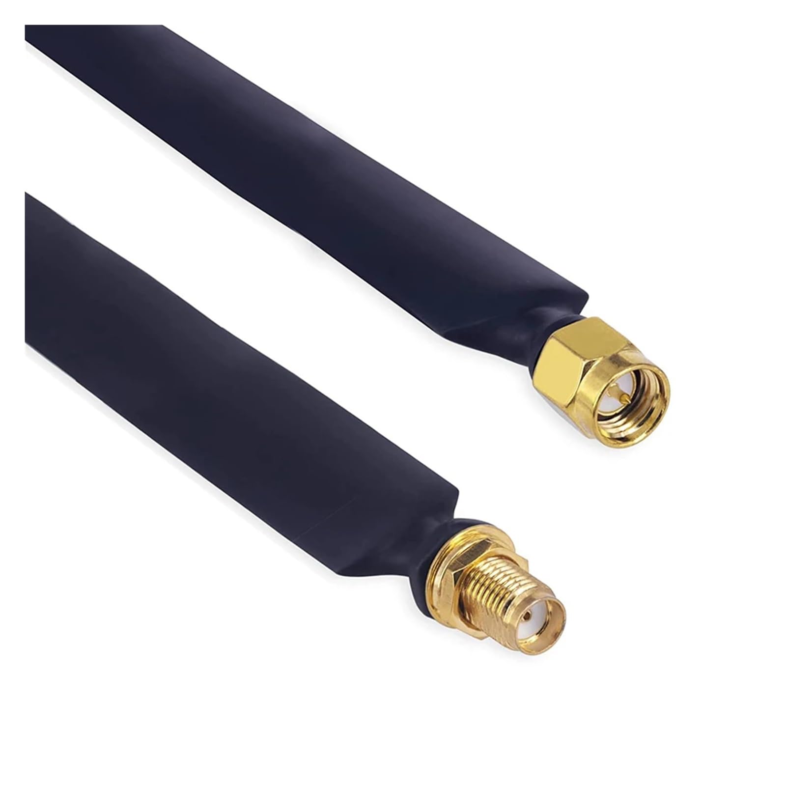 1 cavo coassiale RF da 50 Ohm, per porte e finestre tramite ponticello SMA maschio a jack femmina, per cavo antenna LTE (SMAJK, 10 cm)