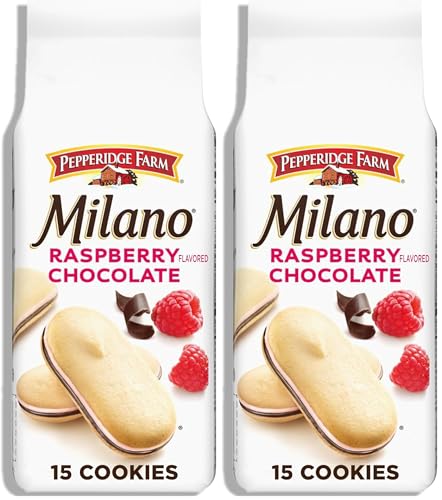 Pepperidge Farm Milano Cookies, Raspberry Chocolate, 7 oz. Bag (Pack of 2)