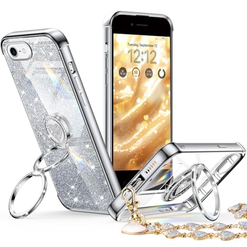 Coque iPhone SE 2022 femmes XYZ cadeau bling cœur romantique