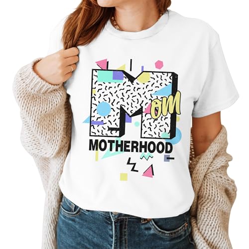 Mom T-Shirt - Mother Tshirt - Mommy T Shirt - Best Mom Shirts - Mothers Day Shirt - Gifts for Mom on Mothers Day Birthday Christmas (White 3XL)