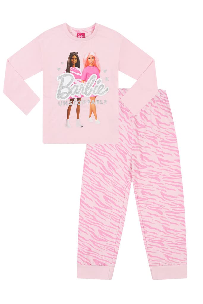 Barbie Girls Unstoppable Long Pink Pyjama Set (5-6 Years)
