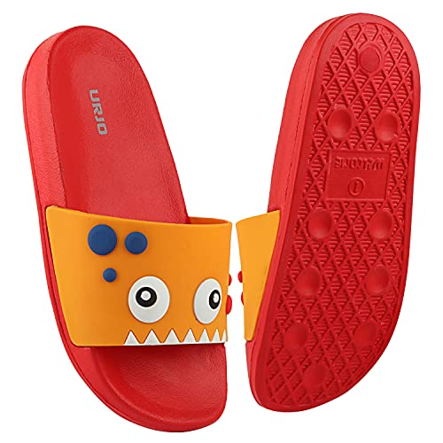 Image of URJO Kids's Sliders /Slippers Lightweight Super Flexible Arch Support Durable Anti Skid & Stylish Dailywear Sliders /Slippers for Boy's & Girl's